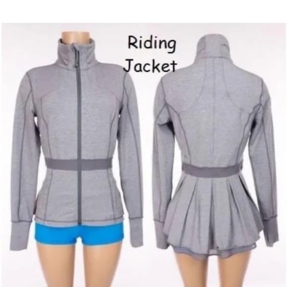 Rare Lululemon Peplum Riging Jacket Size 8 - Picture 5 of 9